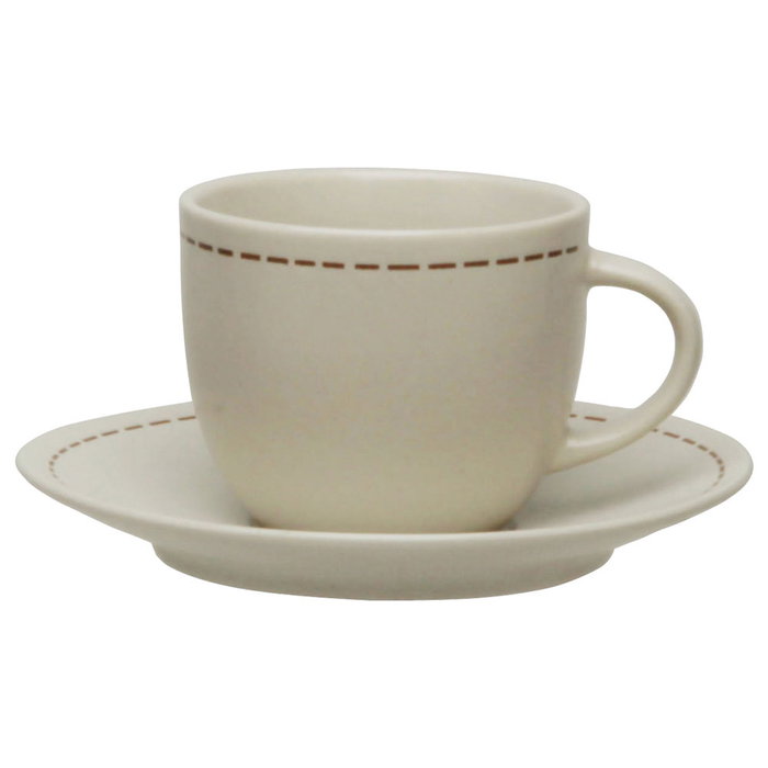 Avet Stitch Savannah Taza Té con Plato 280 Ml (6 Unidades) Avet Stitch Savannah Taza Té con Plato 280 Ml (6 Unidades)